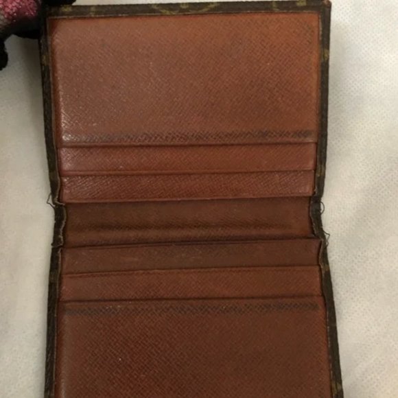 Vintage Louis Vuitton Wallet Card Holder, Good Condition - Picture 2 of 6